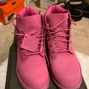 Pink Timberland